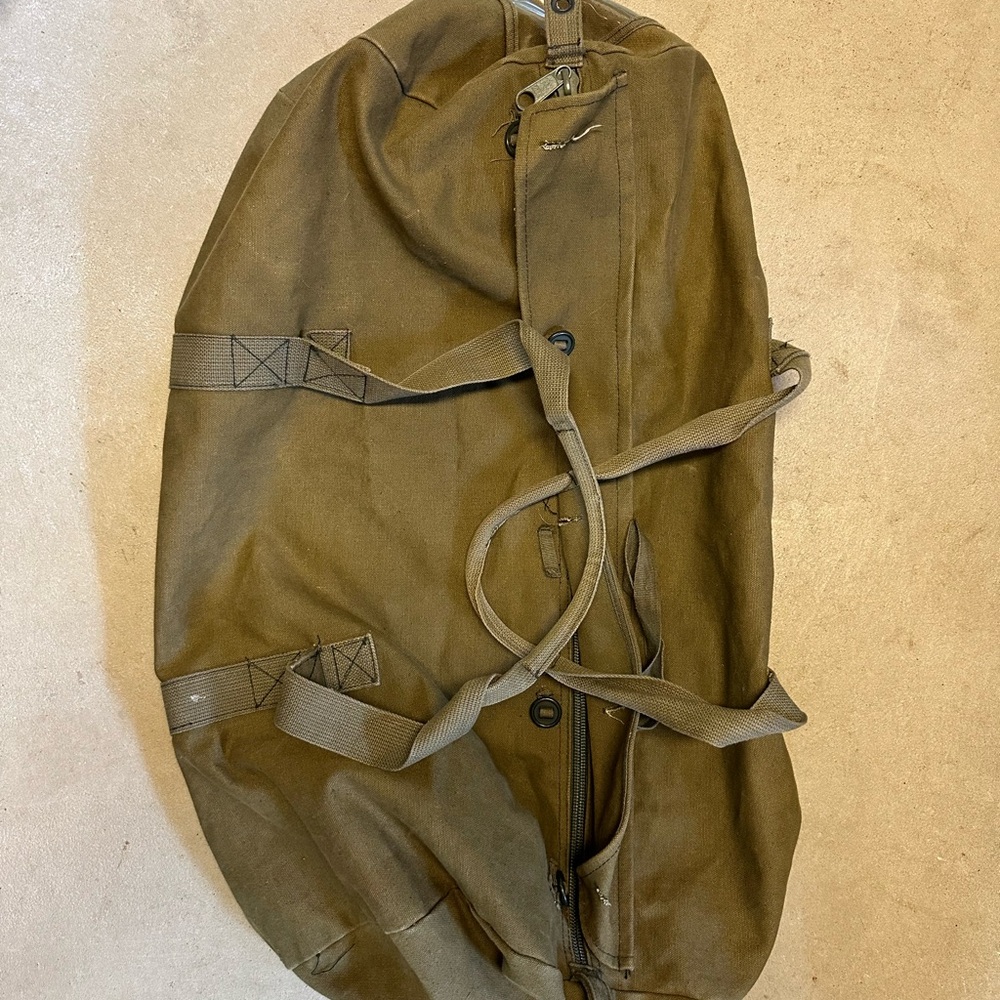 Vintage Army Duffle